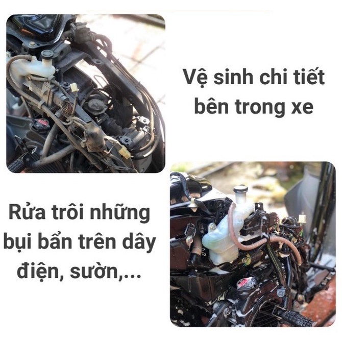 [ Combo ]Dung dịch tẩy rửa đa năng Mr.Finn Super Clean 500ml,1L