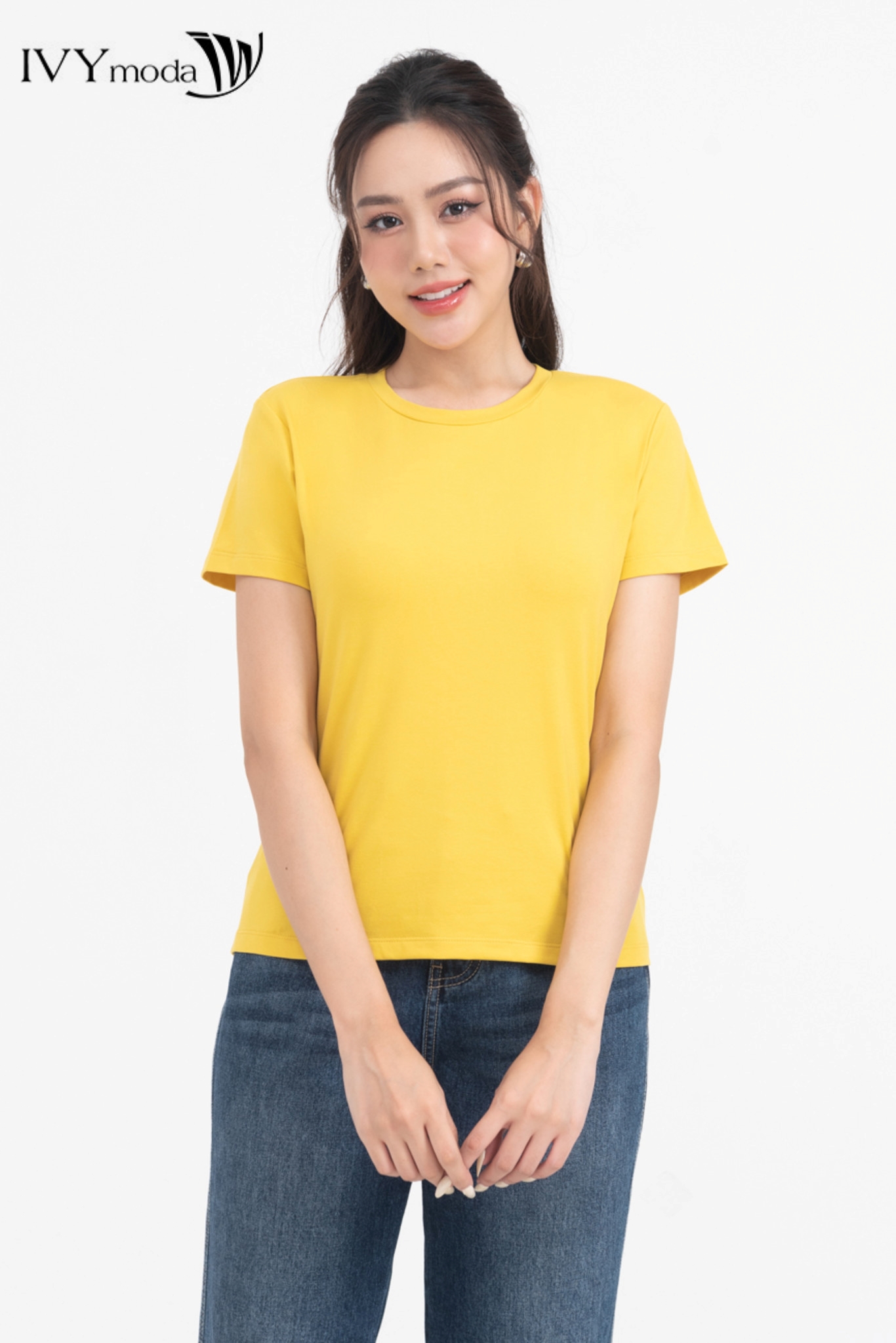 Áo Thun Cổ Tròn IVY moda MS 57P0092