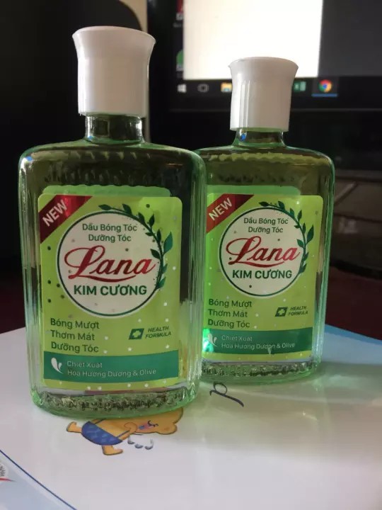 Combo 2 chai dầu bóng tóc dưỡng tóc Lana 40ml