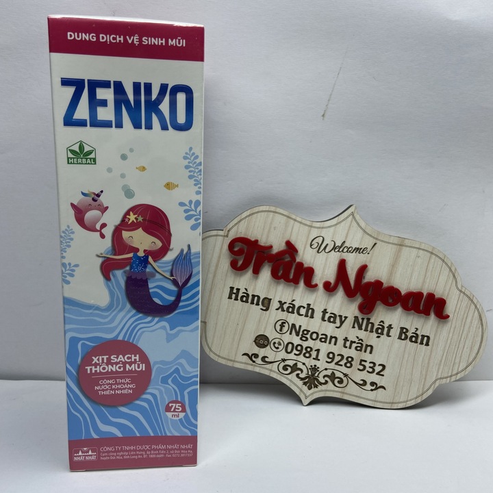 Dung Dịch Vệ Sinh Mũi Zenko - Chai 75ml