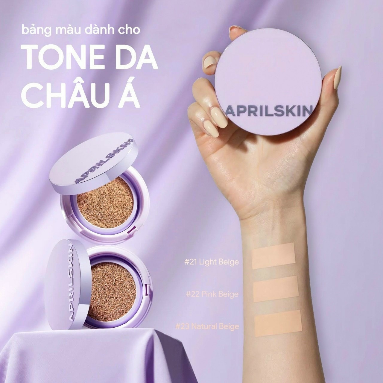 Phấn Nước Aprilskin Magic Snow Cushion (Phiên Bản Mới 2022)