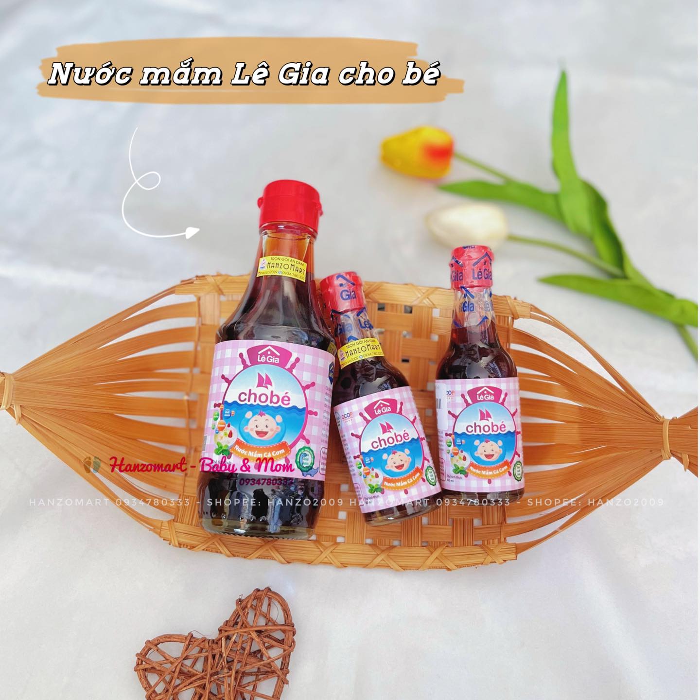 Nước Mắm Lê Gia Cho Bé Ăn Dặm 60Ml| - Chai 200Ml