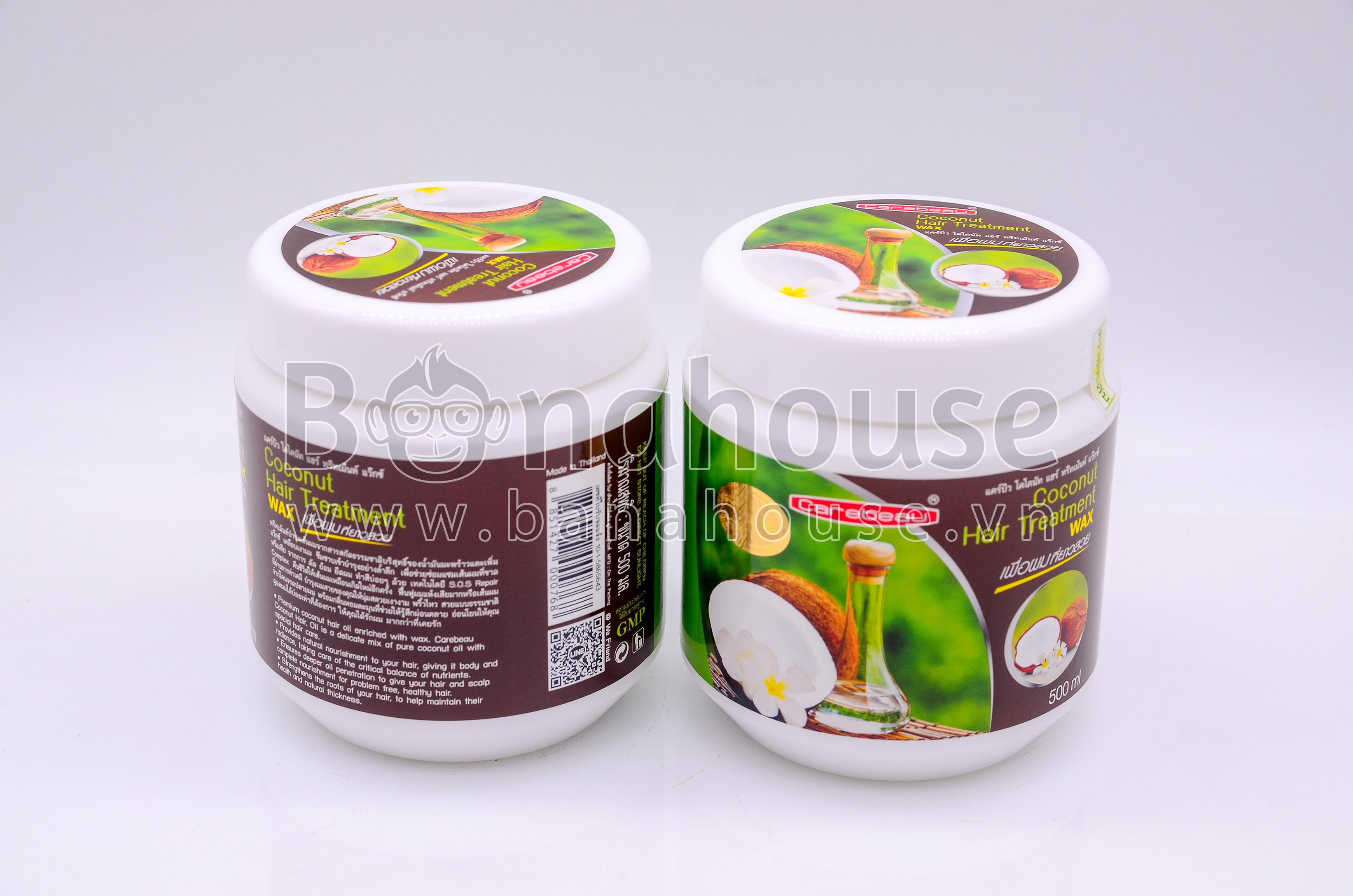 Kem Ủ Tóc Dừa Non Carebeau Thái Lan 500ml