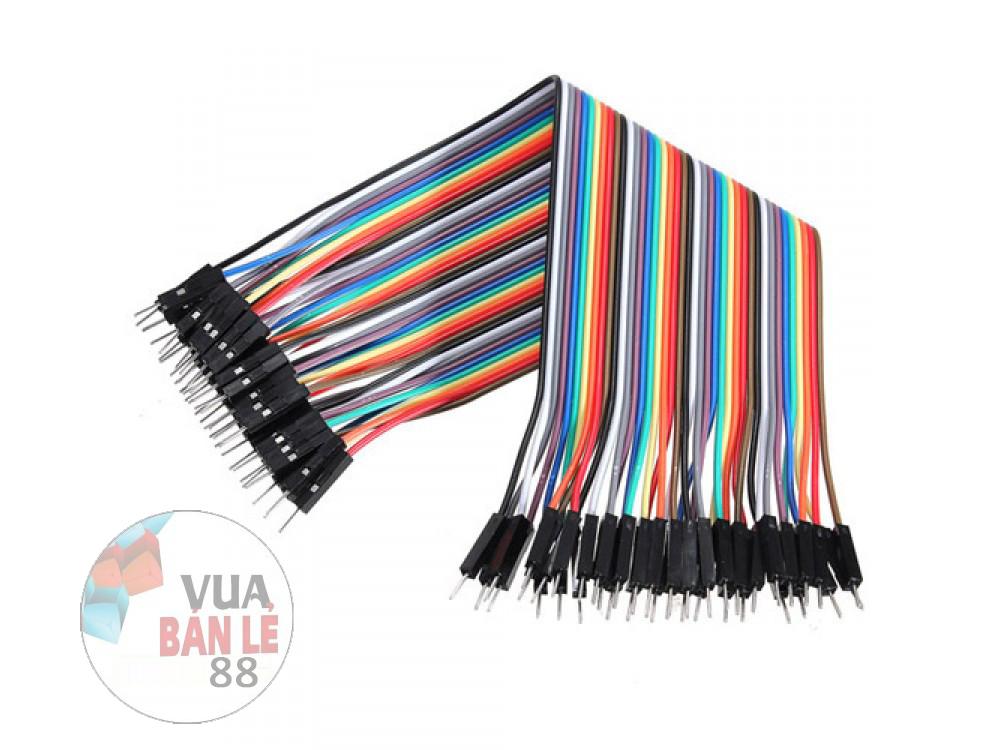 40 Sợi Dây Bus 21Cm Câu Mạch 2 Đầu Đực Đực