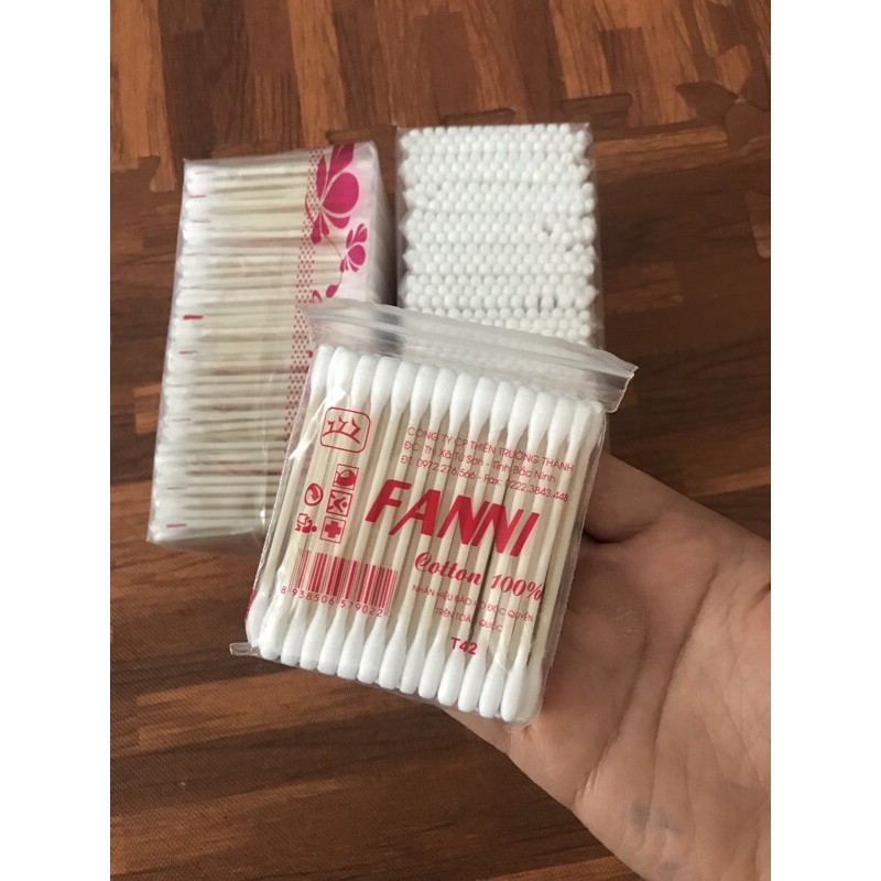 Tăm bông cotton (12 gói/ bịch)