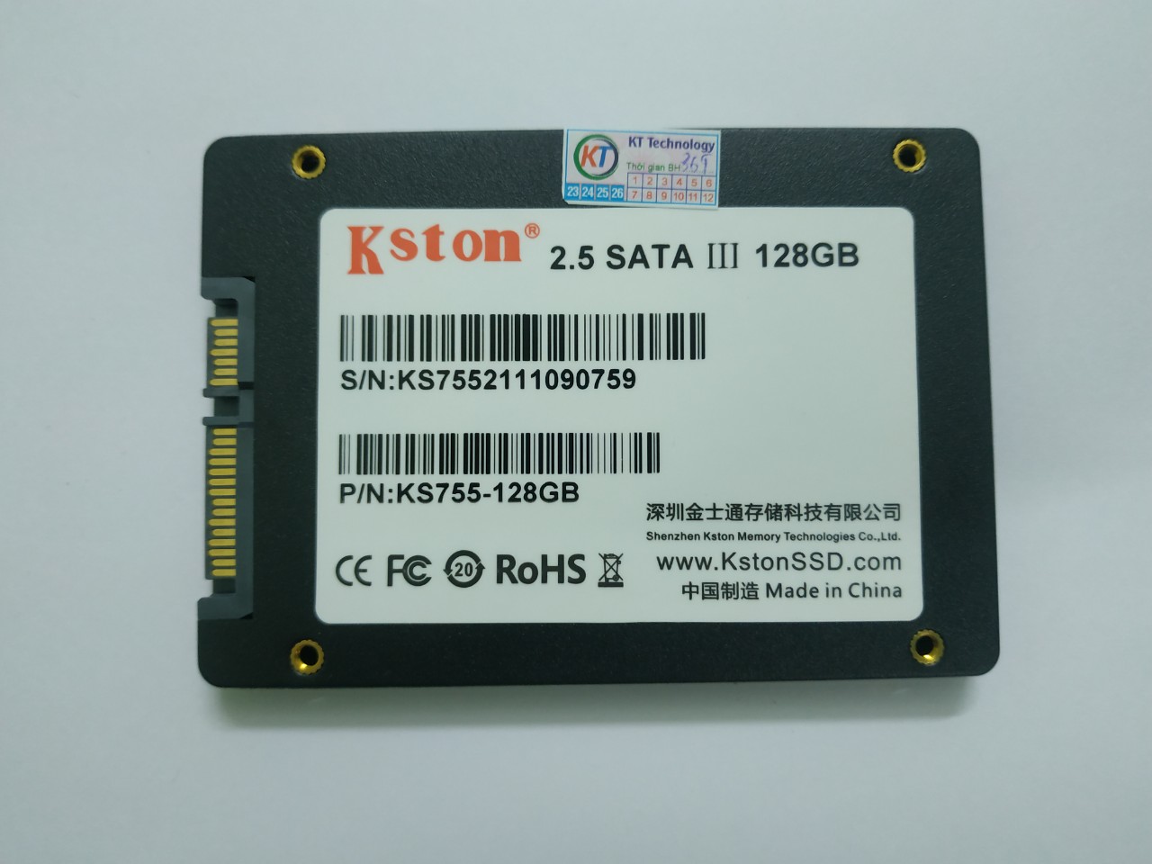Ổ cứng SSD 128GB mới 100%, bảo hành 36 tháng