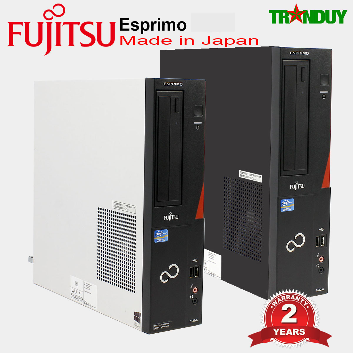 Máy tính Để Bàn Fujitsu D551/D582 nhập khẩu Nhật Fullbox .hàng