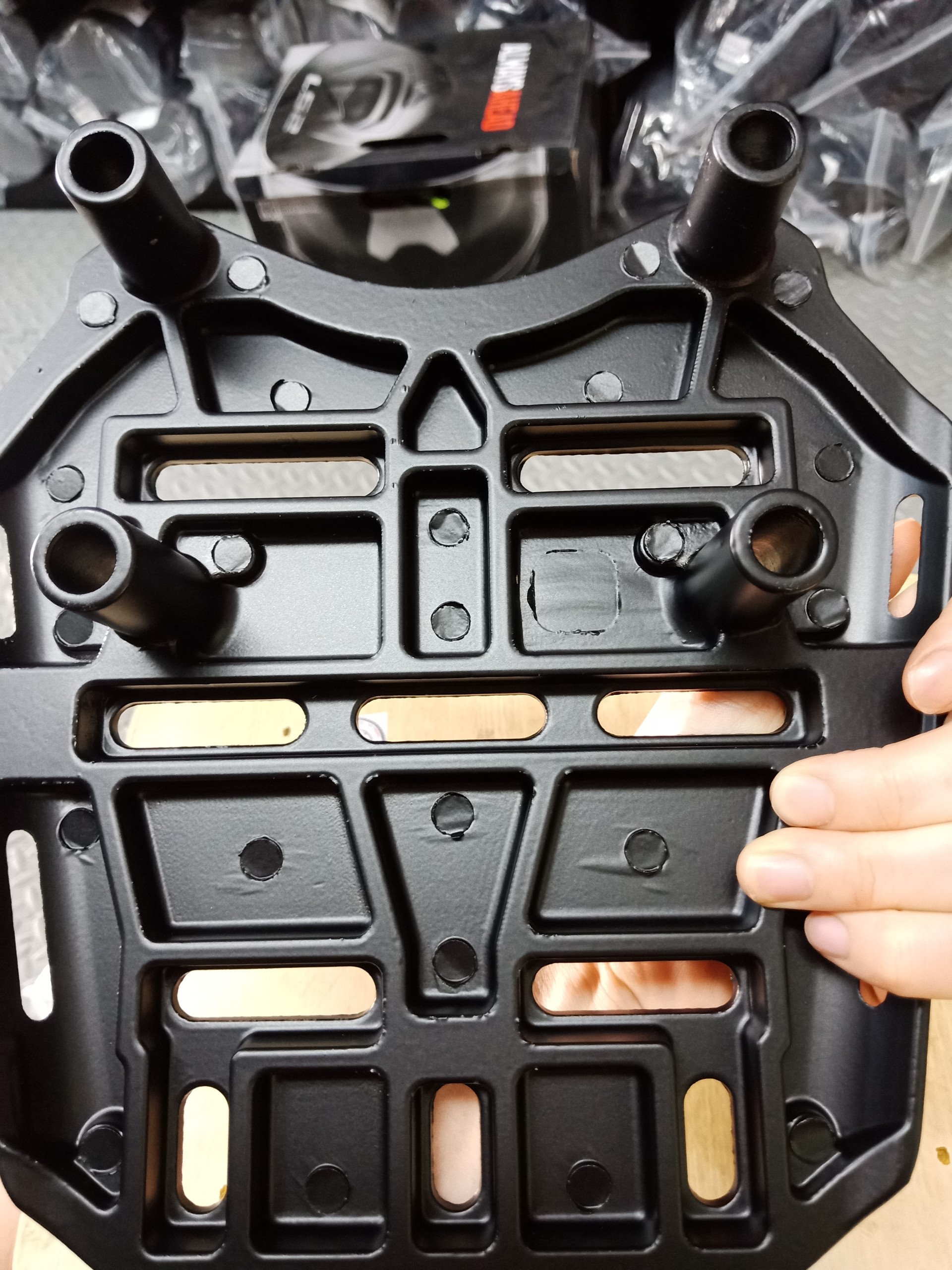 Baga PCX nhôm đúc có thể lắp thùng givi