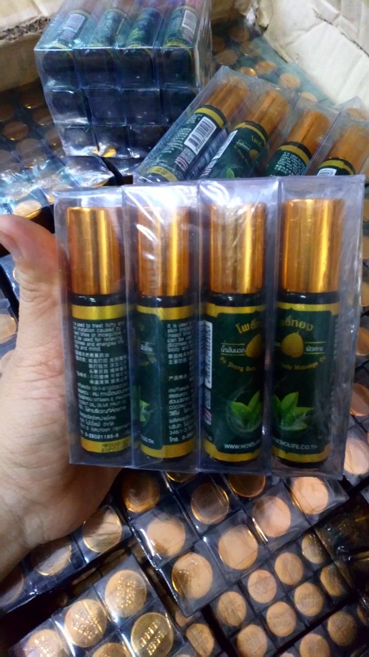 [HCM]Dầu Lăn Lá Bồ Đề Thảo Dược Thái Lan 8cc