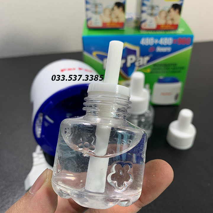 Máy xông muỗi, đèn tinh dầu bắt muỗi PARPAR (kèm một lọ tinh dầu cao cấp)