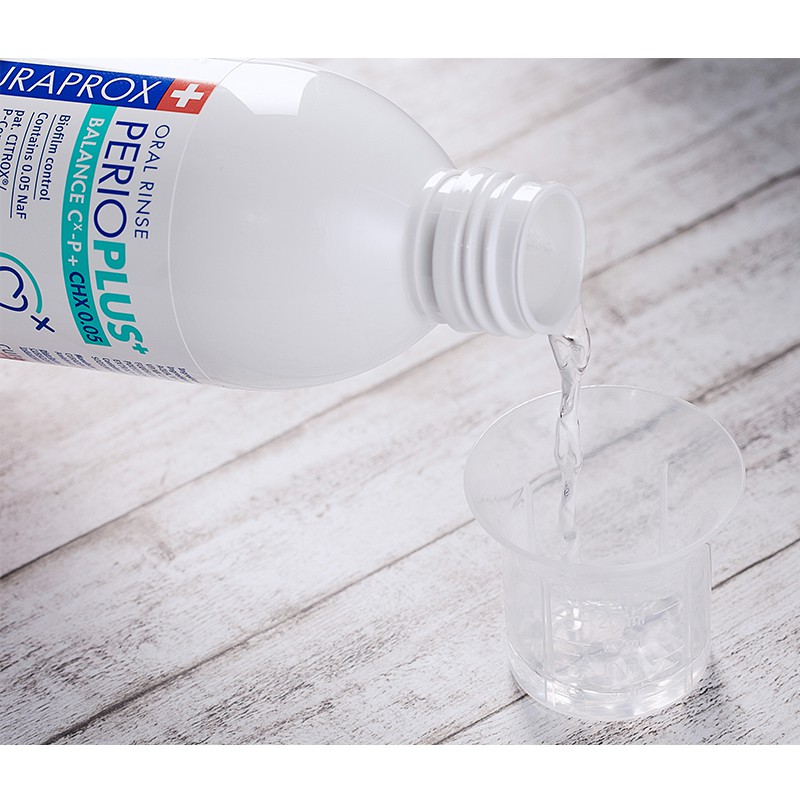 [VIÊM LỢI-VIÊM NƯỚU, NHA CHU] Nước súc miệng sát khuẩn Curaprox Perio Plus 200ml