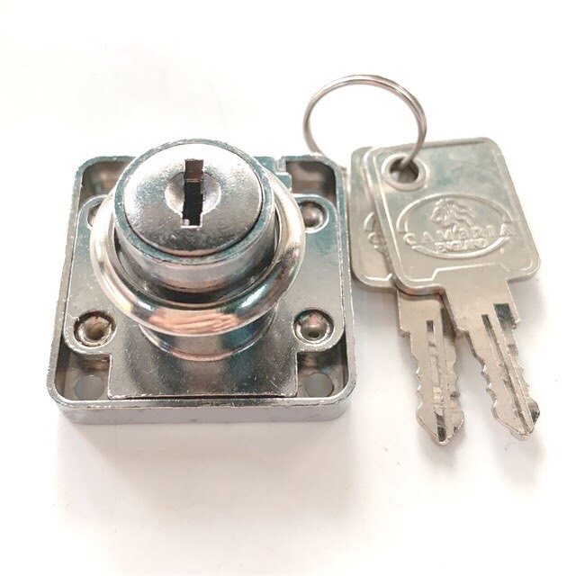 [HCM]Ổ khoá tủ CAMBRIA lắp cho hộc tủ ngăn bàn kéo