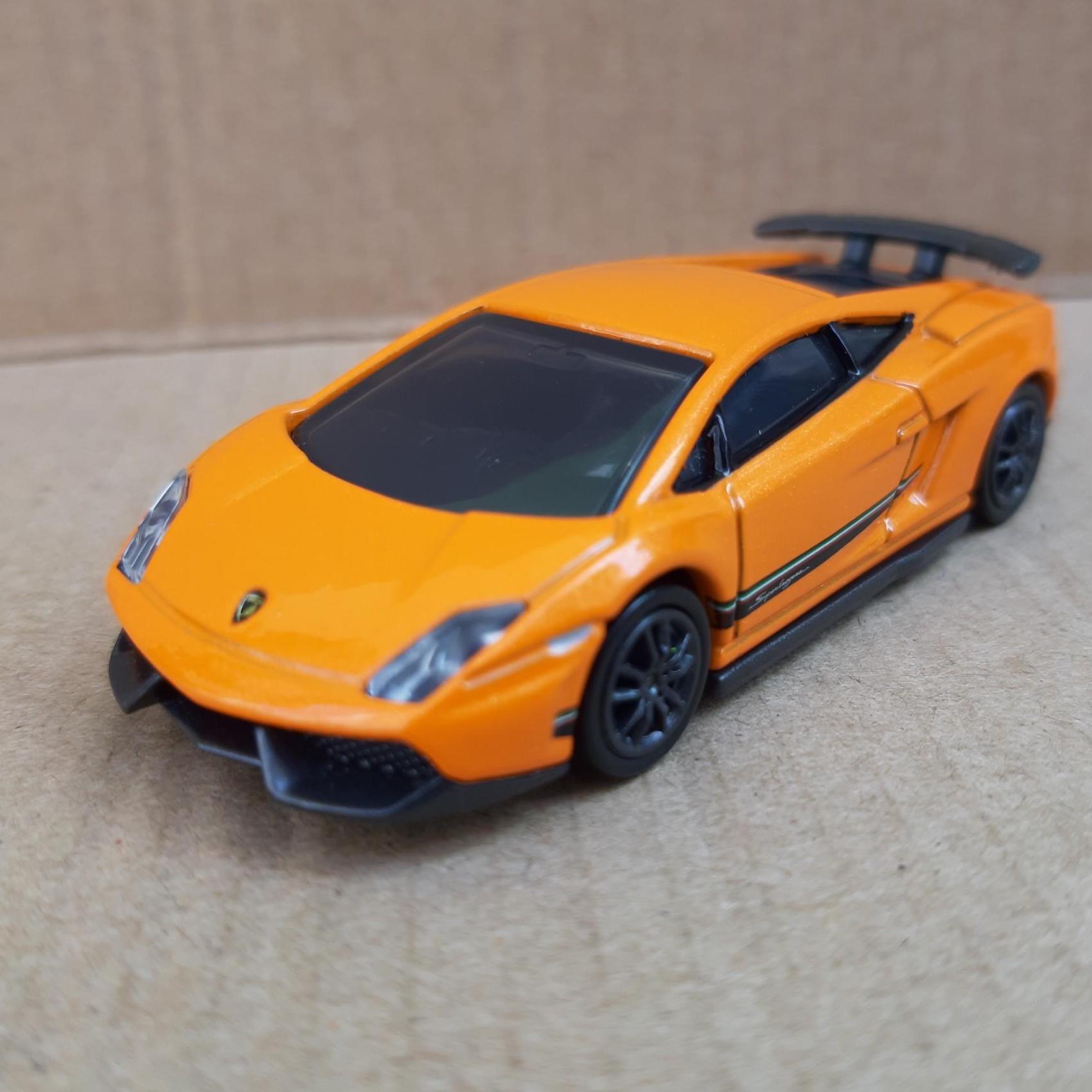 Xe mô hình Tomica - Siêu xe Lambor Gallardo màu cam