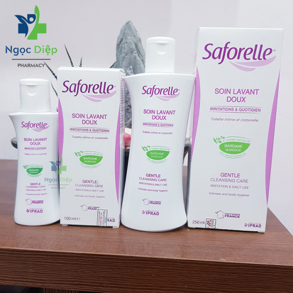 [Hàng Pháp] Dung dịch vệ sinh phụ nữ Saforelle Soin Lavant Doux 250ml chăm sóc da nhạy cảm hương dịu nhẹ nhập khẩu chính hãng cao cấp