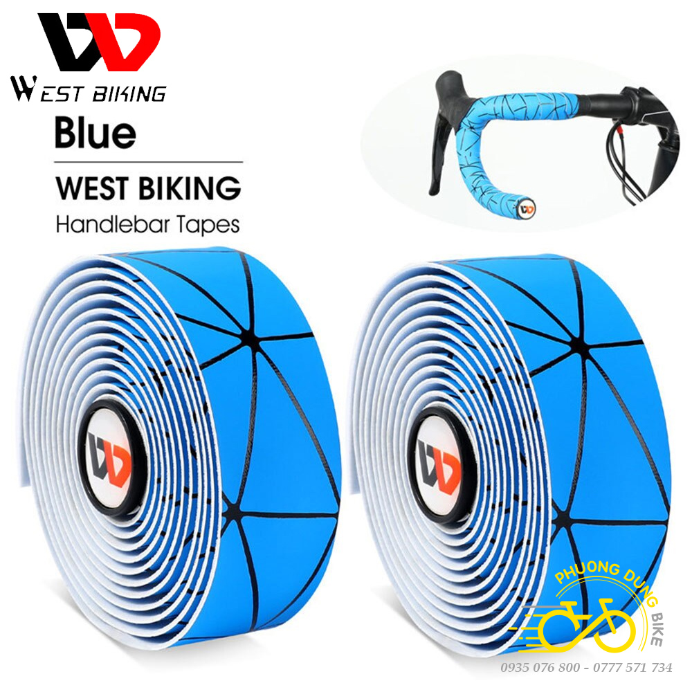 Dây quấn (Băng quấn) ghi đông xe đạp da PU WEST BIKING