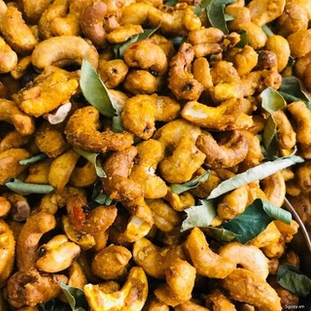 Hạt điều tỏi lá chanh - siêu ngon 250g