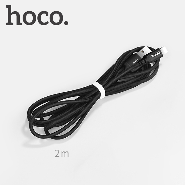 Cáp sạc HOCO X14 | USB to L | dây dù chống đứt, dài 2m | chính hãng | Bảo hành 6 Tháng