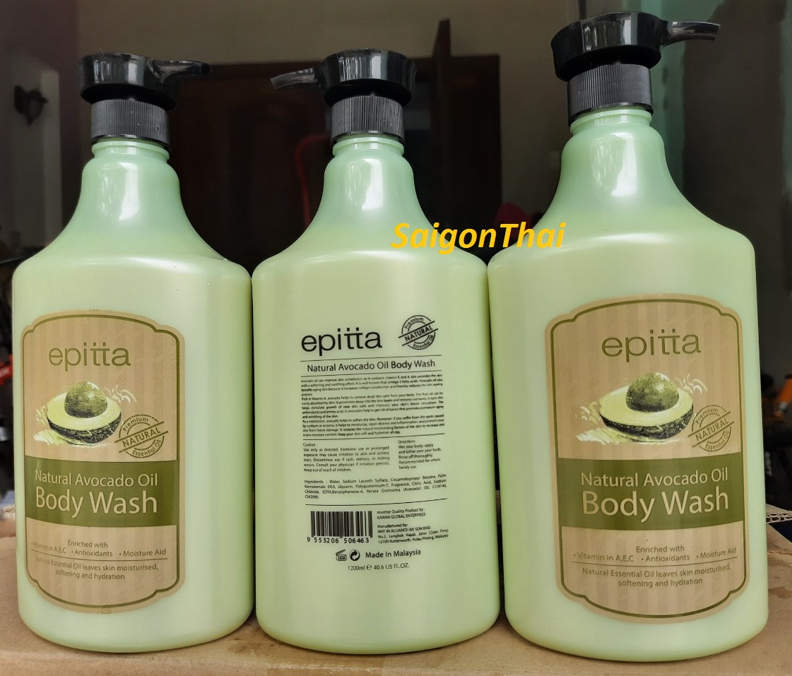 Sữa tắm dưỡng da EPITTA chai 1200ml (Malaysia)