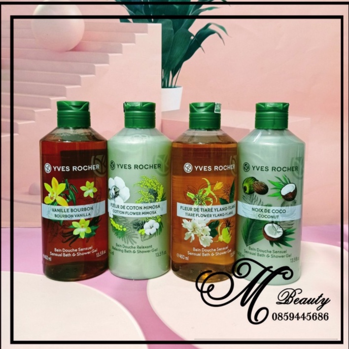 Sữa tắm Yves Rocher 400ml đủ các mùi