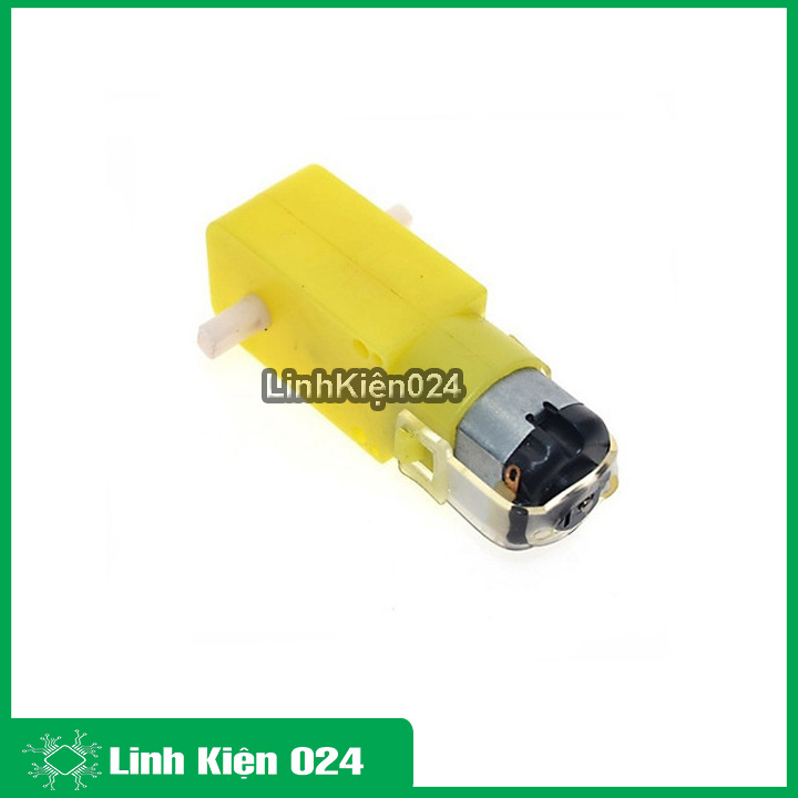 Combo động cơ giảm tốc vàng 3v-9v + bánh xe