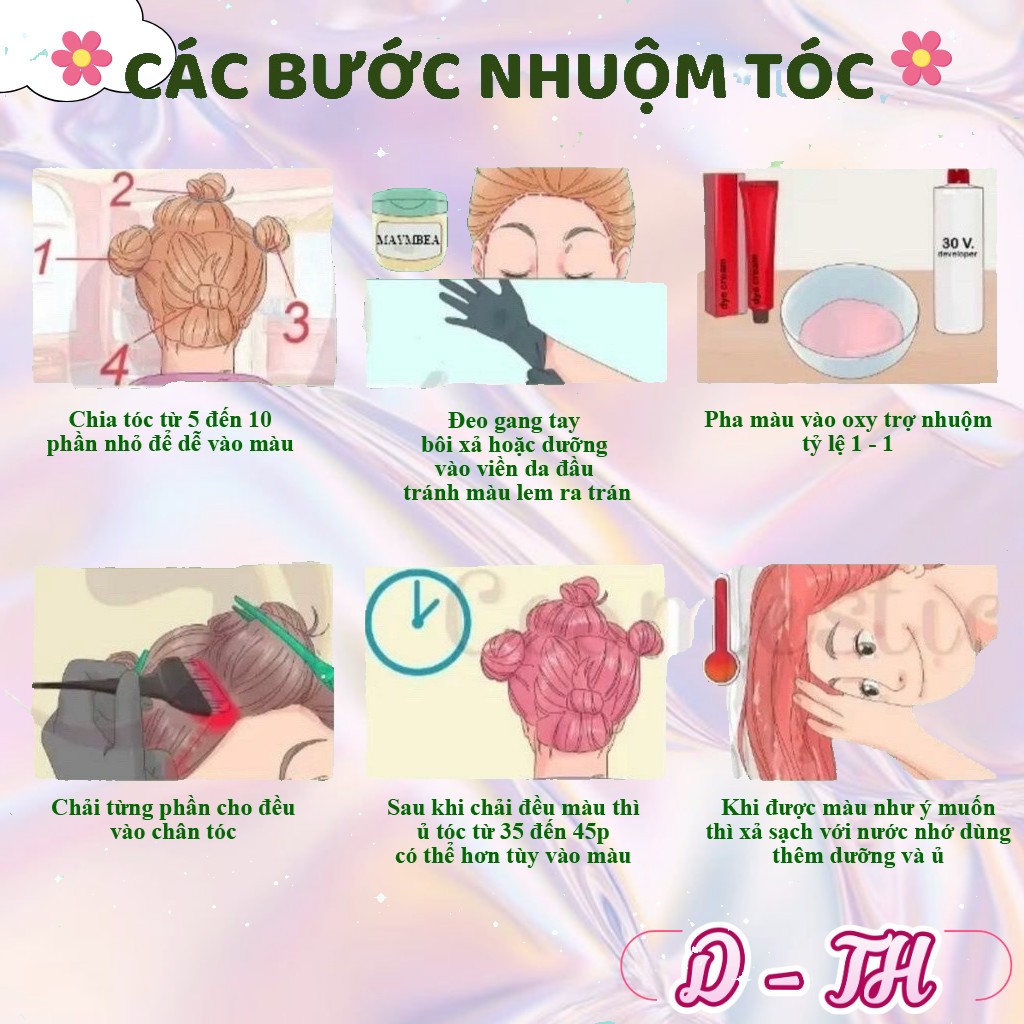 Thuốc Nhuộm Tóc Màu Đỏ Lửa (RED FIRE) - Cần Tẩy Tóc - Thuốc Nhuộm Tóc D-Th