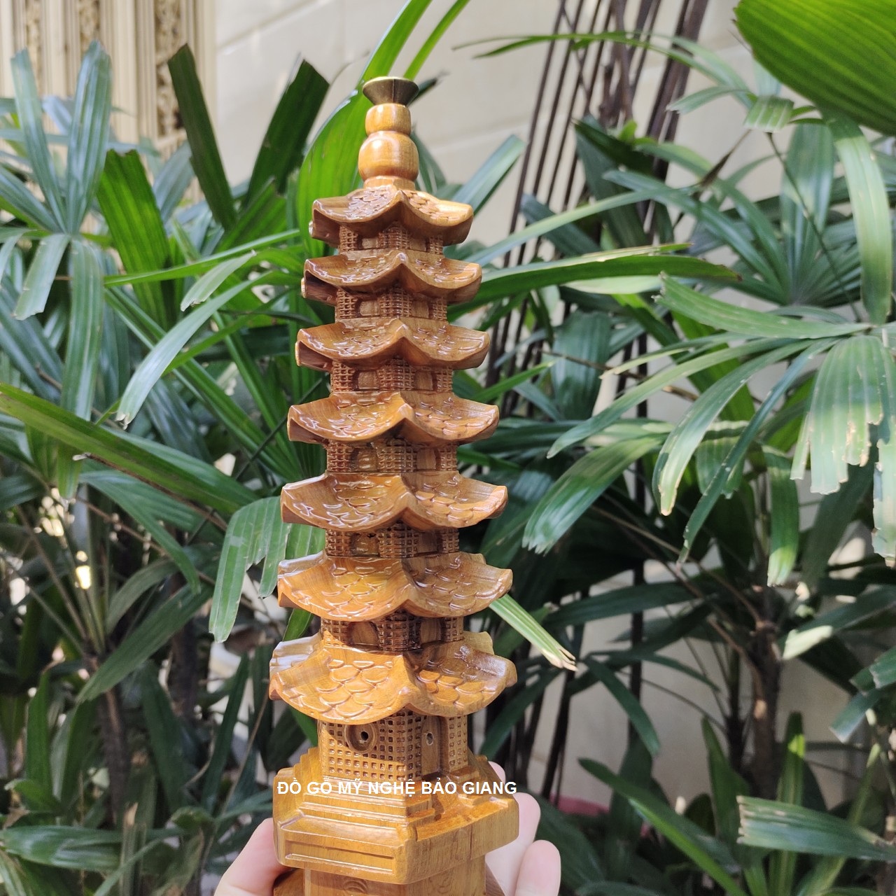 Bảo tháp xông trầm gỗ bách xanh Cực Đẹp