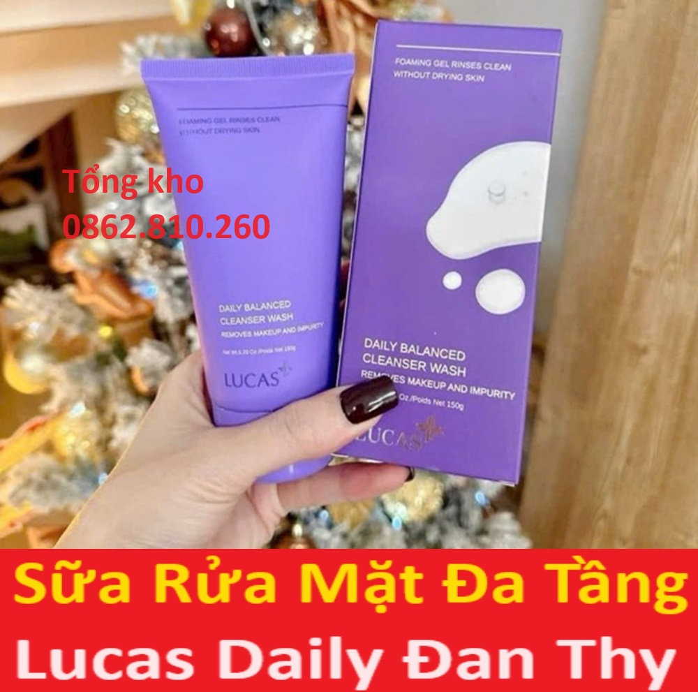 Sữa rửa mặt tầng sâu lodas luxury all skin types Đan thy