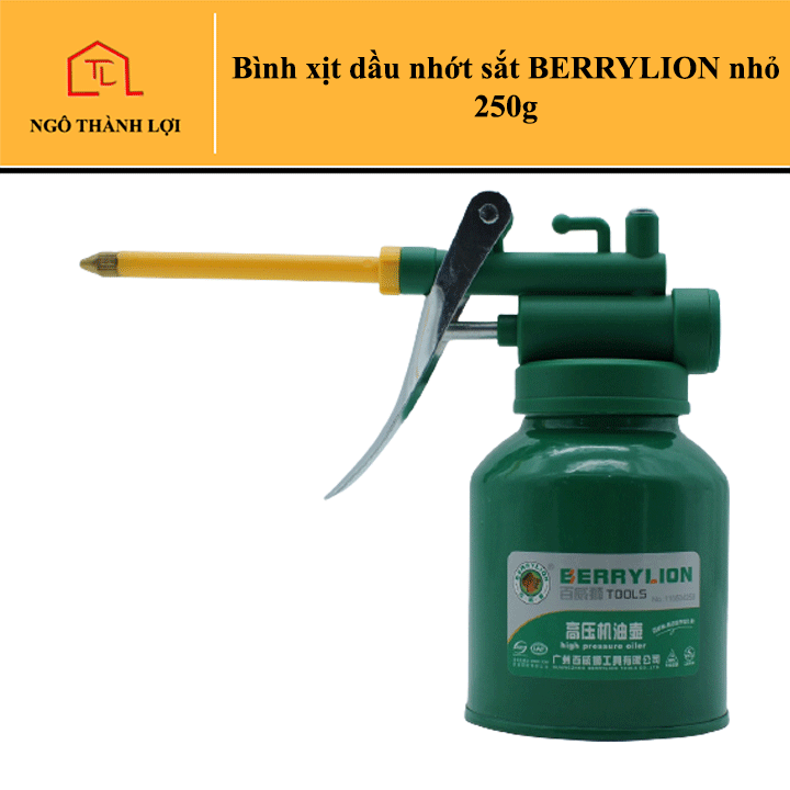 Bình xịt dầu nhớt sắt berrylion nhỏ 250g