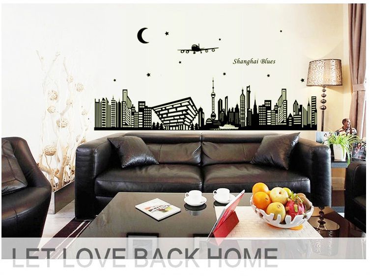 [HCM]Decal dán tường Dạ quang Thượng Hải DDQ012 (60 x 170 cm)