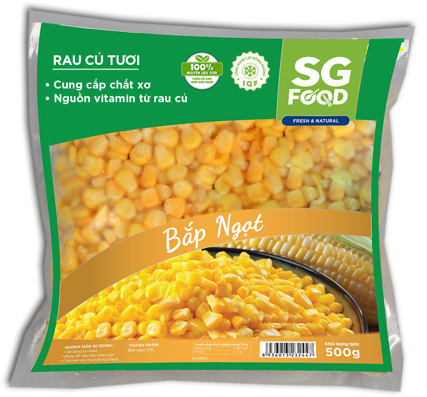 Bắp ngọt SG Food 500g