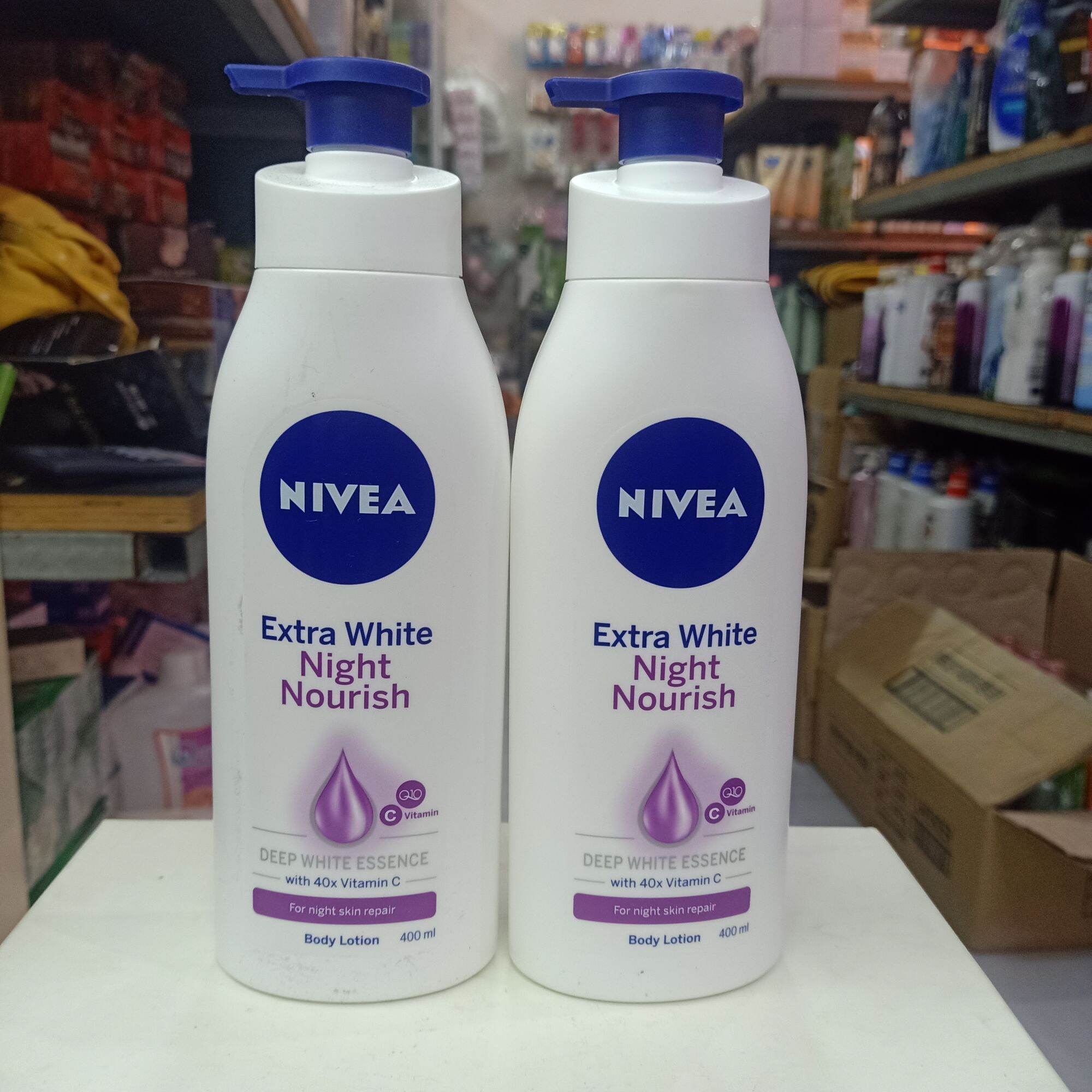 Combo 2 chai sữa dưỡng thể nivea ban đêm