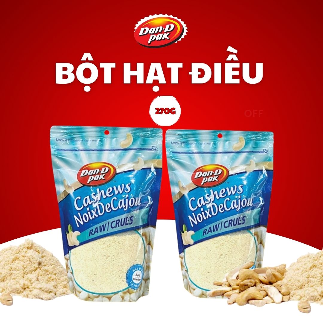 [Chính hãng] Bột điều tự nhiên 270g Dan D Pak