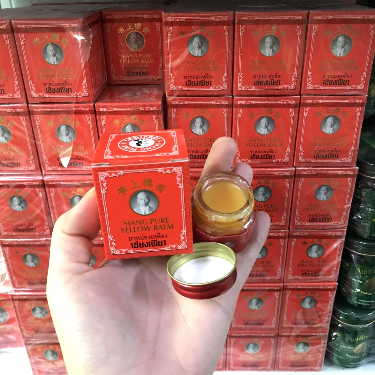 Dầu cù là Siang Pure Đỏ Thái Lan 12gram