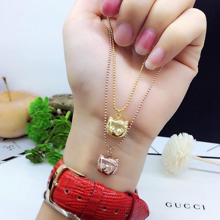 Dây Chuyền Mặt Kitty Titan Ko Rỉ TT 2024