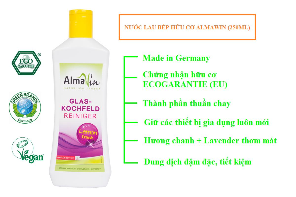 Nước lau bếp hữu cơ Almawin (500ml)