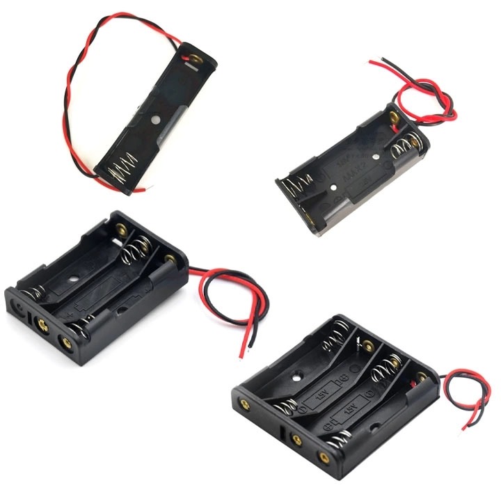 Đế Pin AAA Không Nắp (Đấu Nối Tiếp)