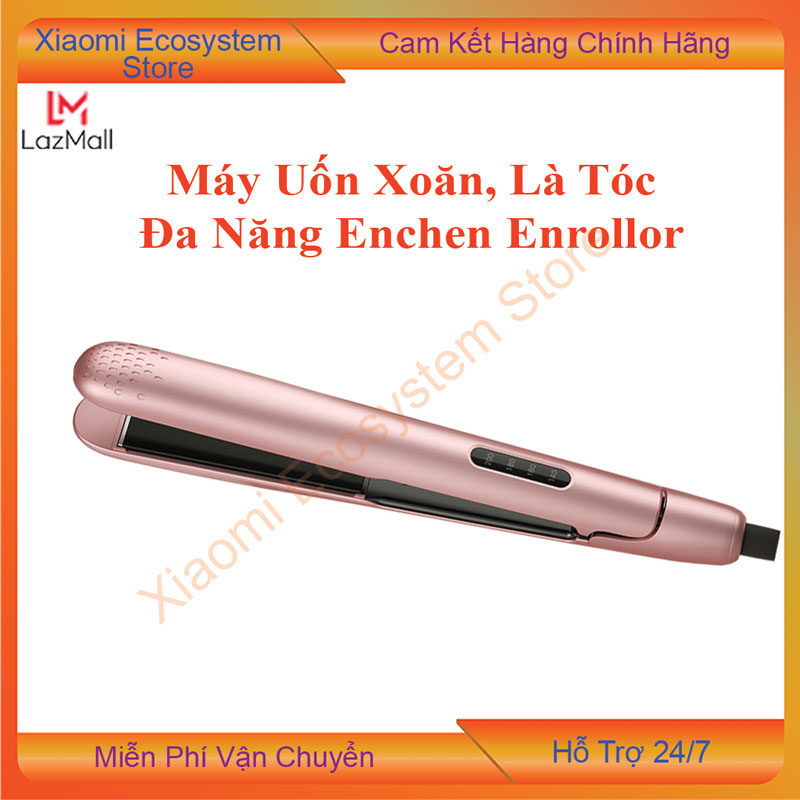 Máy uốn xoăn là tóc đa năng Enchen Enroller đa năng uốn duỗi bổ sung Ion giúp giảm hư tổn tóc