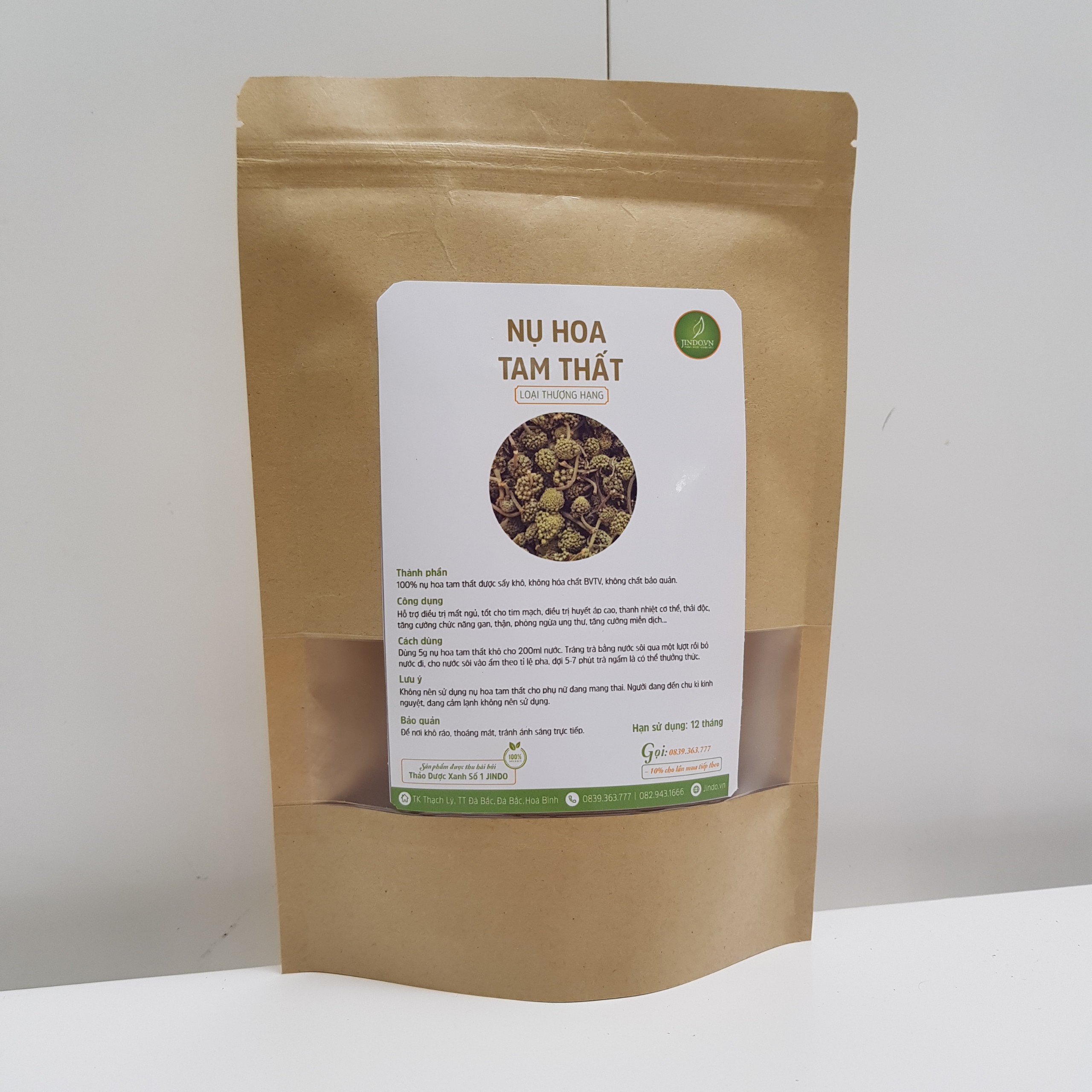 Nụ Hoa Tam Thất Loại Thượng Hạng ( Gói 500g)