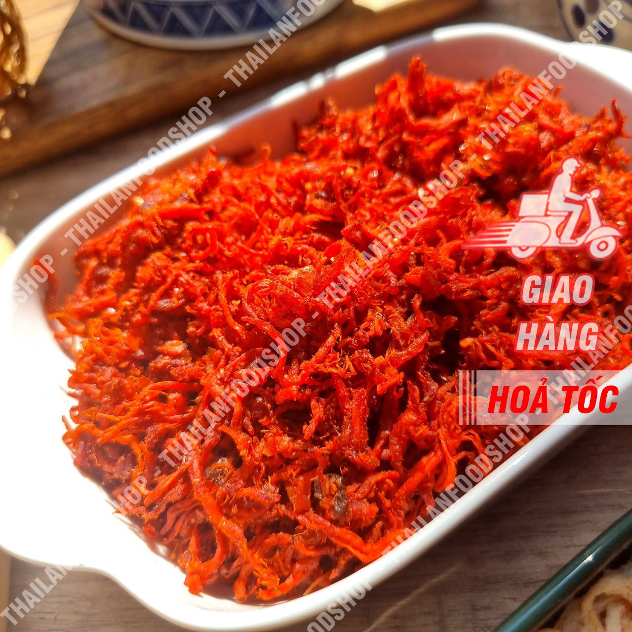 Khô bò sợi vụn - lon 300gr