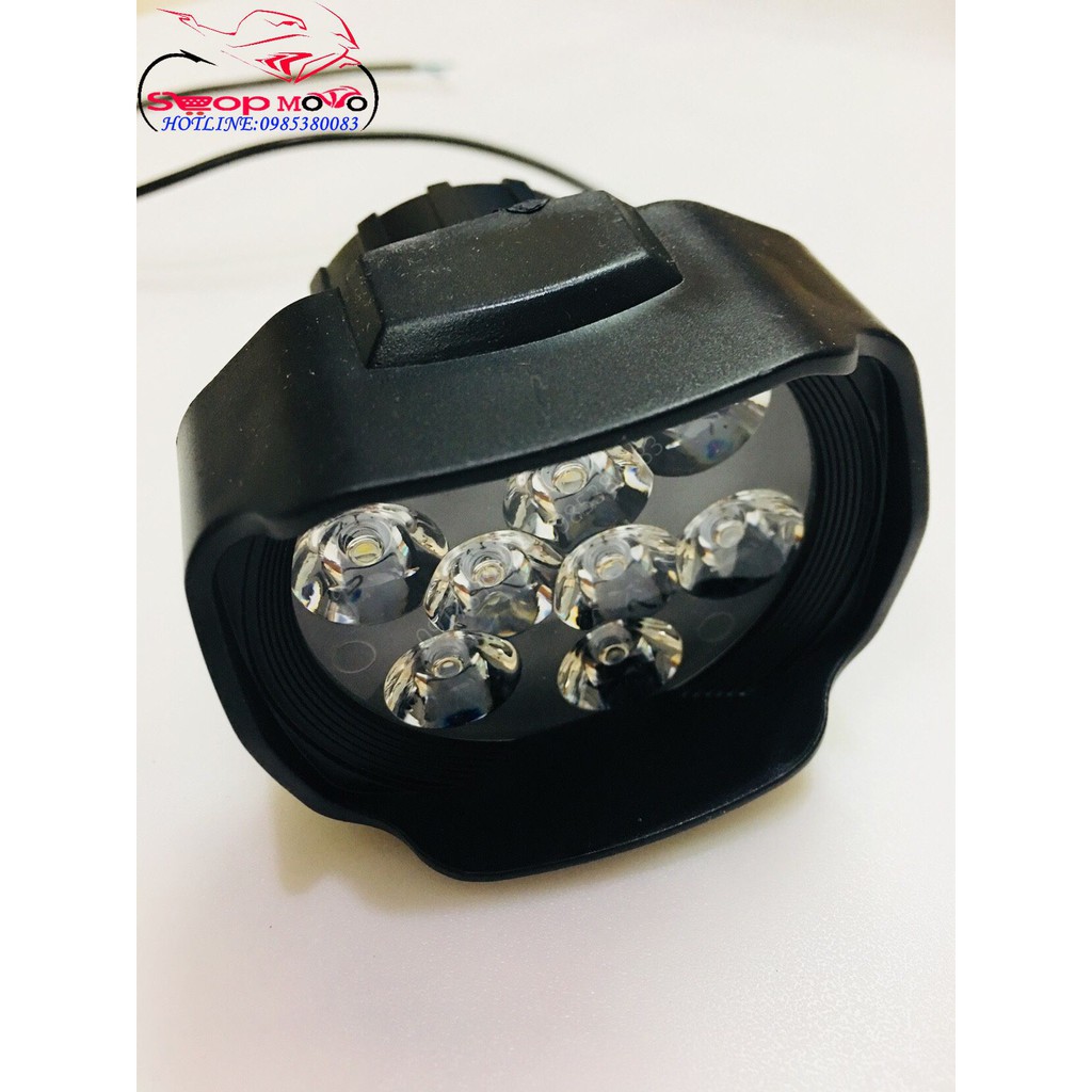 Đèn trợ sáng L9 vs 9 nhân led siêu sáng