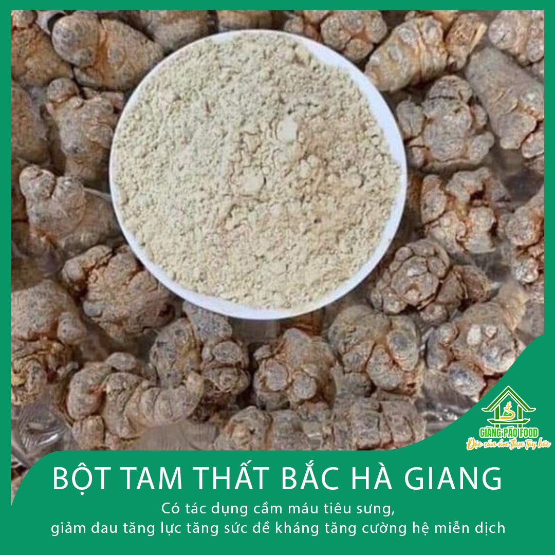 Bột Tam Thất Bắc Hà Giang