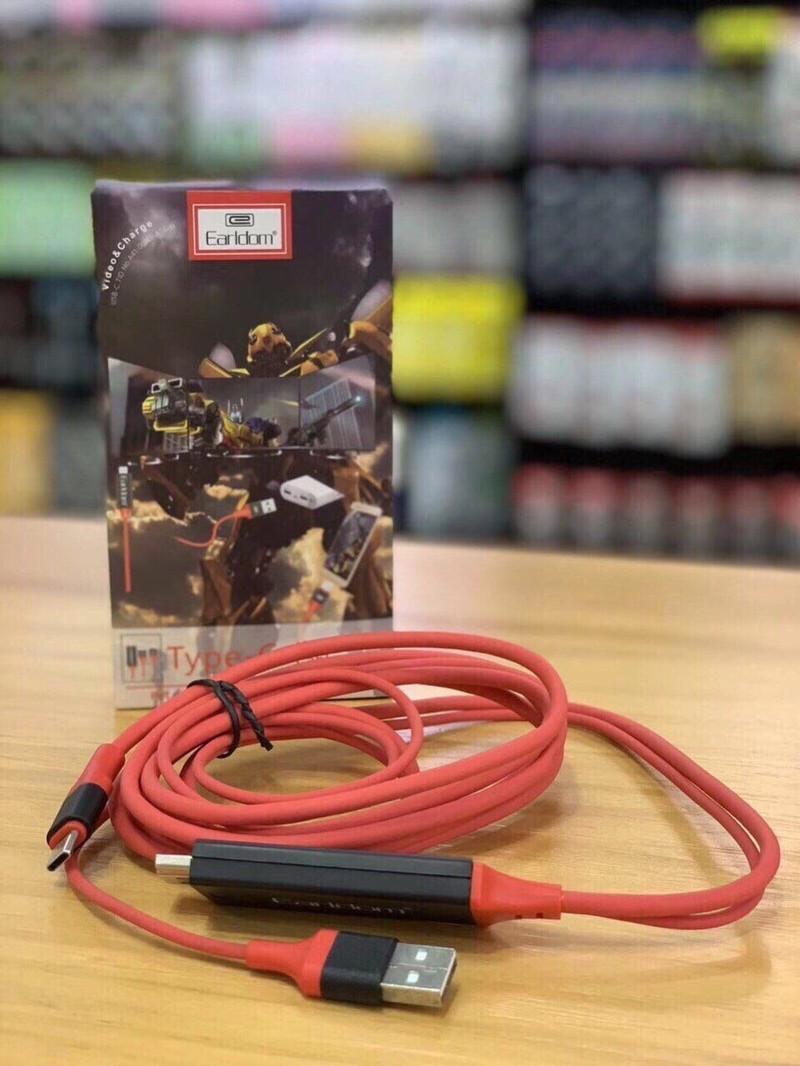 Cáp HDMI cho Chân Type C - HDMI - Type C kết nối lên TIVI