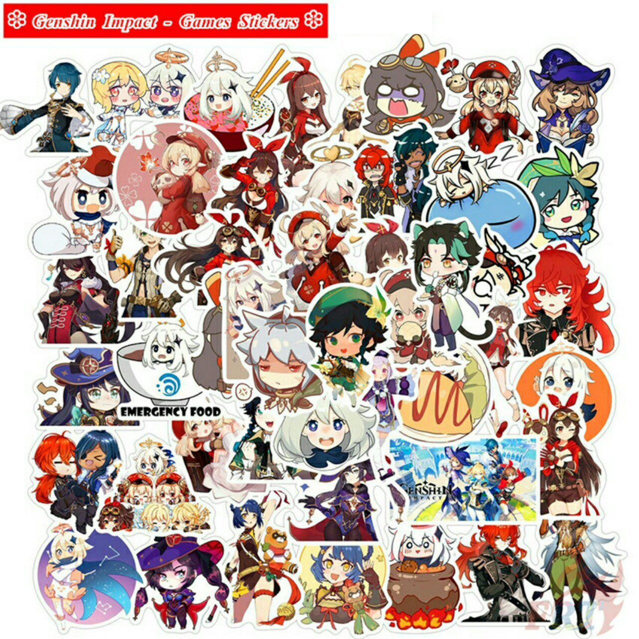 Sticker Genshin Impact (Combo 20-50 stickers)