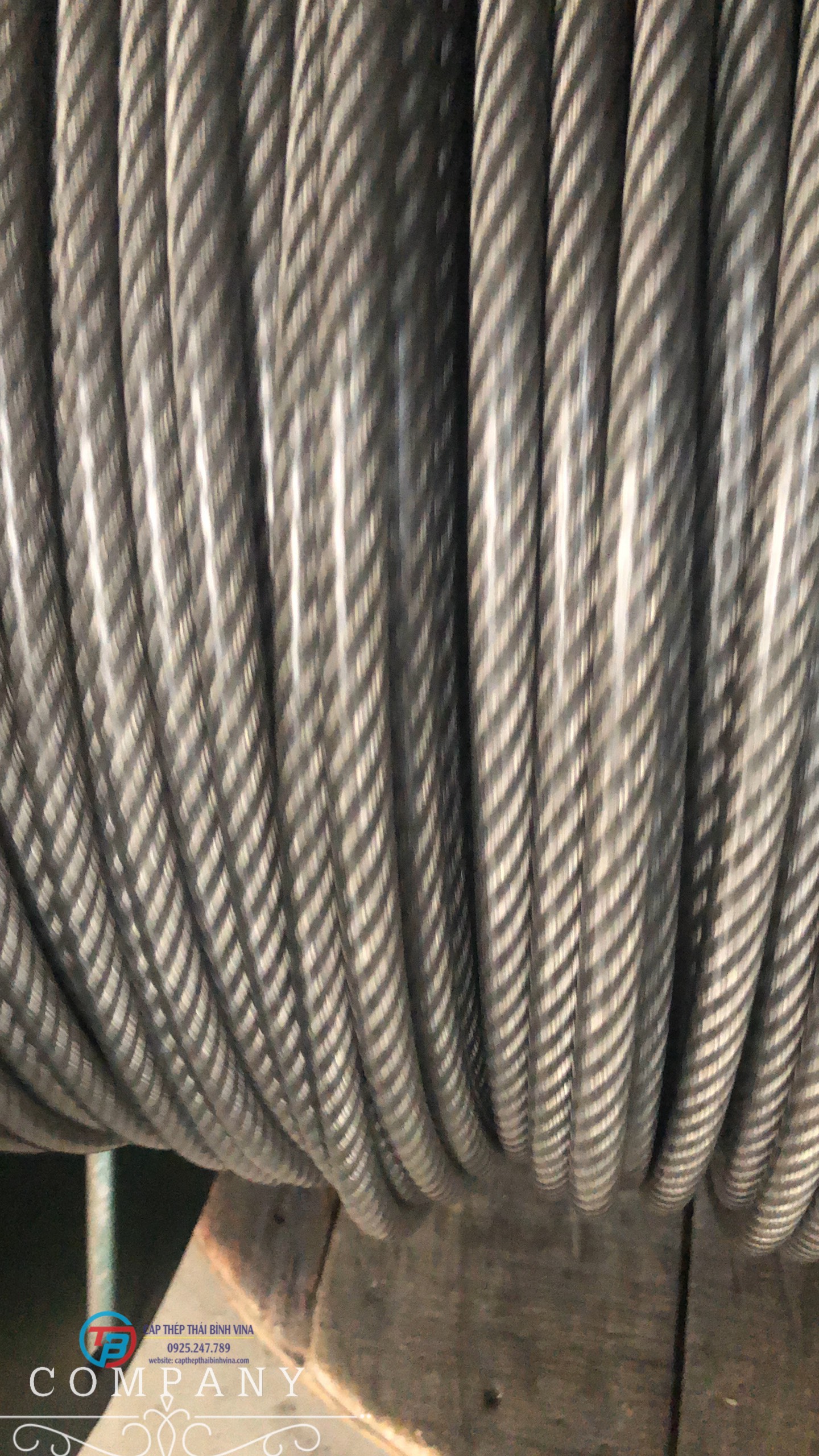 Cáp inox 304 bọc nhựa PVC 3ly hàng cao cấp - kho cáp thép thái bình