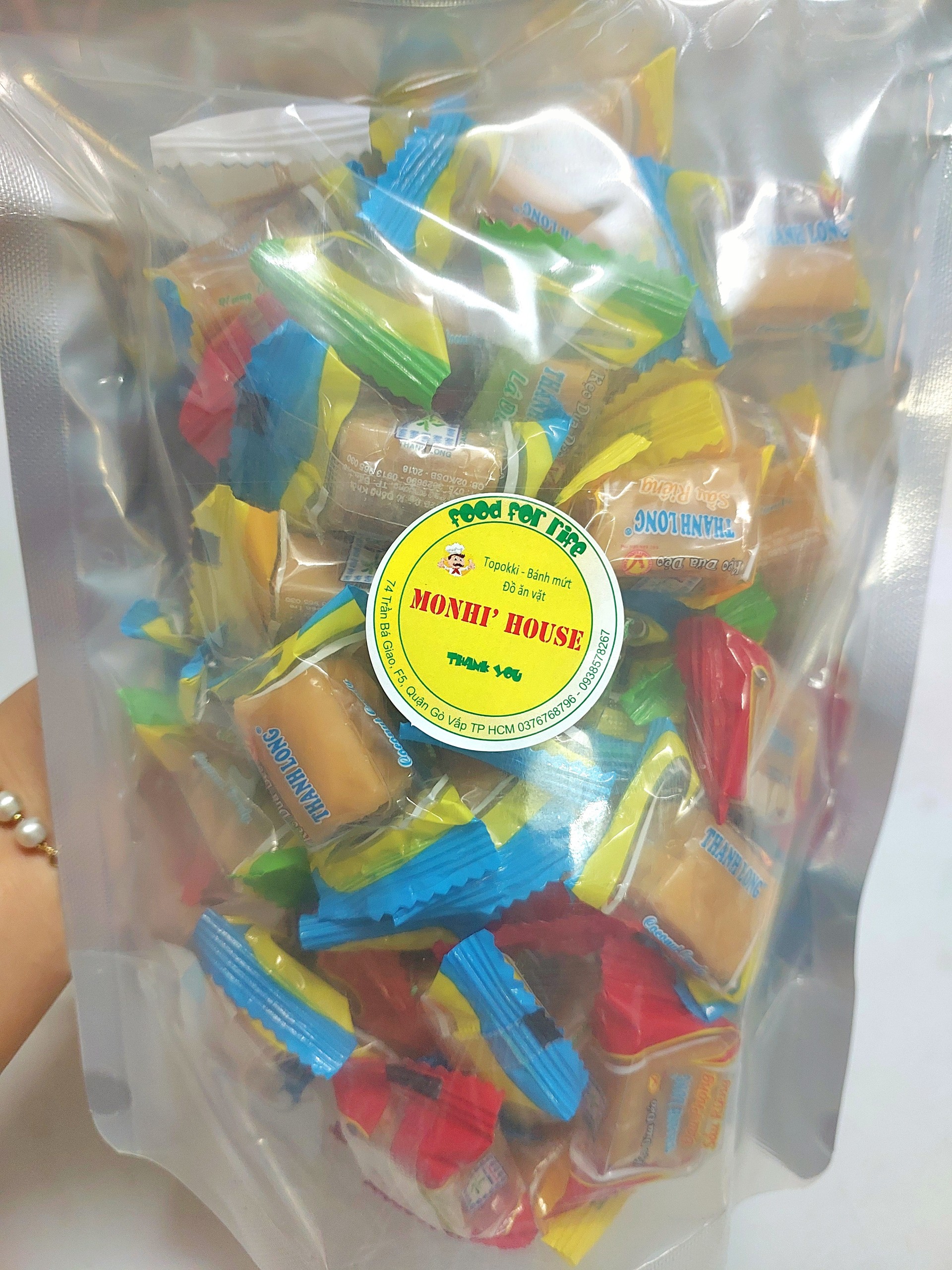 200g kẹo dừa Bến Tre mix đủ vị_Monhi_Food