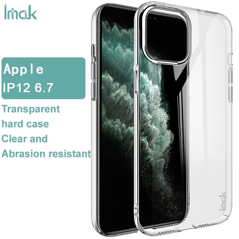 iPhone 12 Pro Max, Ốp Lưng Trong Suốt Hiệu Imak Cho iPhone 12 Pro Max, Ốp Lưng iPhone