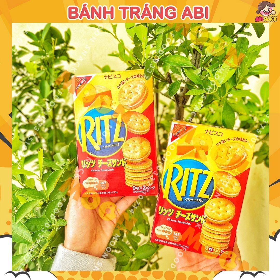 Bánh Ritz Nhật kẹp phô mai bơ mặn 160g