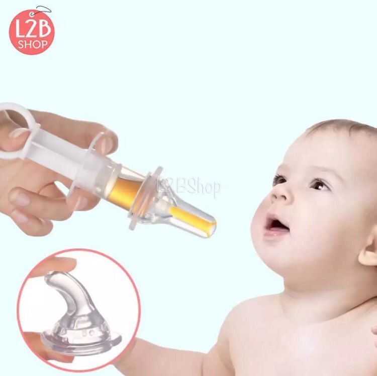 Dụng cụ bơm sữa bón sữa cho bé
