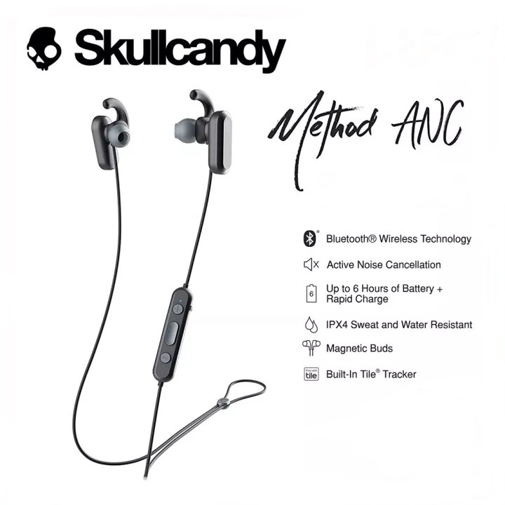 Tai Nghe Bluetooth Skullcandy Method ANC Noise Canceling Wireless