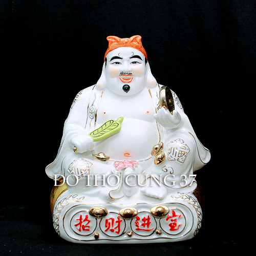 [ Cao 20 cm ] THẦN TÀI THỔ ĐỊA  MEN SỨ ĐỨC HÓA - HÀNG NHẬP KHẨU